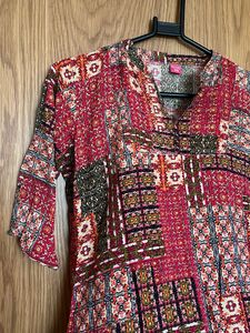 Vibrant Patchwork Print Kurta