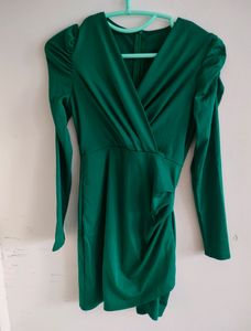 Urbanic Olive Green Bodycon Midi Dress