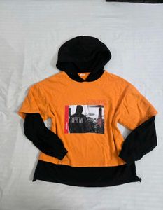 Supreme Inspired Graphic Layered T-Shirt sizeM
