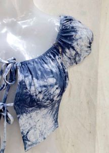 y2k dye print top