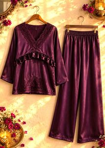 💜✨pinteresty silk night suit