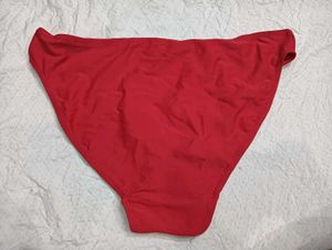 Red Floral 🤎Bikini Bottom
