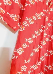 Cotton Pink Short Kurta (Women's)