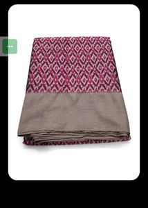 Elegant Pink &amp; Grey Saree