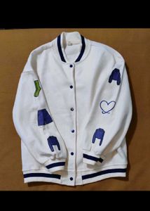 korean Graphic Varsity Jacket unisex