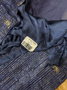 smSAKE 🚨🚨Sparkling Navy Blue Ethnic Gown