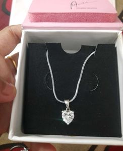 GIVA SILVER Heart Pendant Necklace