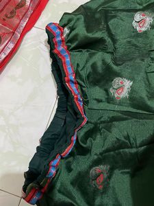 Green Kurta Set with Palazzo Pants