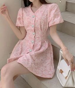 Cute Pink Mini Dress