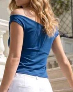 blue elegant top