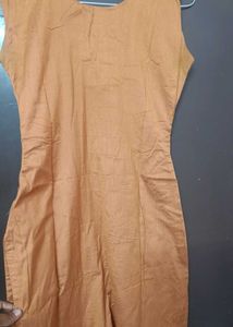 Embellished Golden Brown Kurta