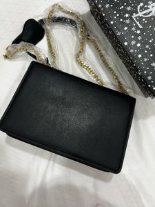 Ysl Black Leather Shoulder Bag