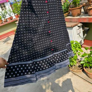 Stylish Black Printed Kurta
