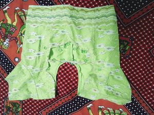 Lime Green Embroidered Lehenga Set