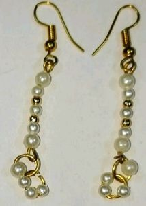 Eyer ring pearls jarkan/Rhinestone/Unique 3pairs.