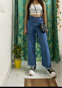 High Waist Wide Leg Jeans
