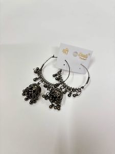 Oxidised Earrings set of 7 jhumkas