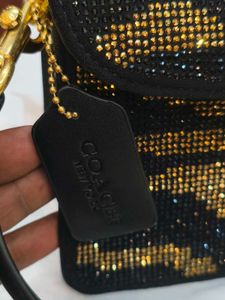 Coach Tabby Rhinestone Zebra LIMITED