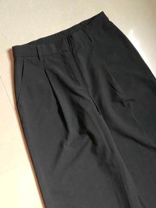 Black Wide Leg Trousers