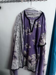 Floral Lavender Kurta