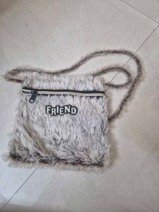 Fuzzy Crossbody Bag