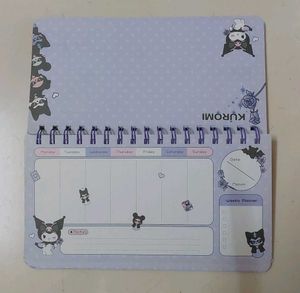 Cute Kuromi &amp; Sanrio Notebook and Mystery Pouch Se