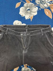 Men's Grey Cargo Pants