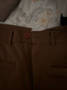 Littlebox Tan Office Wear Pants