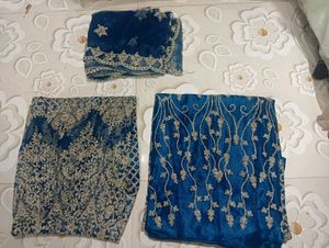 Latest woman Lehnga with Sharara set (Free size up