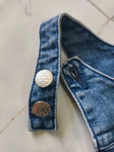 Kids Denim Overalls with Unicorn &amp; Star Applique