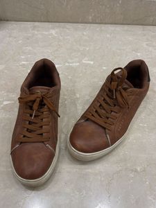 Peter England Brown Casual Sneakers