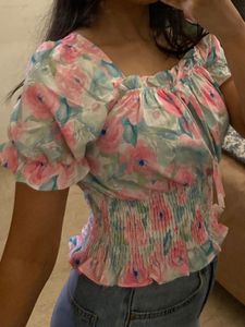 Coquette Floral Top