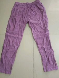 Purple Embroidered Kurta  set suit