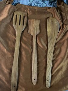 Rakhi Gift - Wooden Spatula Set