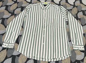New-Men's Striped Slim Fit Casual Shirt