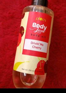 plum divine me cherry body oil