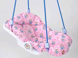 Pink Teddy Bear Baby Bouncer