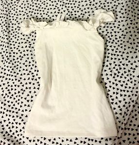 Sparkly embezzled Star off shoulder Tank Top