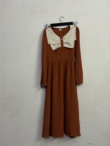 Elegant Long Sleeve Midi Dress