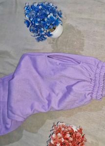 Lavender track pants