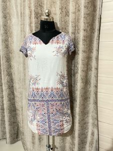 Boho Paisley Print Mini Dress