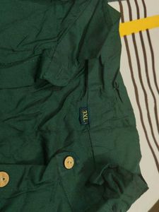Green Embroidered Kurta