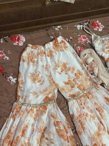 Floral Print Kurta Set with Dupatta