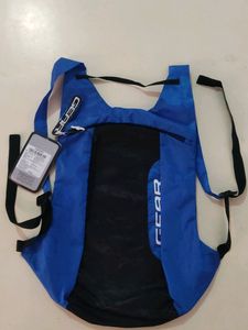 Gear Unisex Blue & Black Colorblocked  Backpack