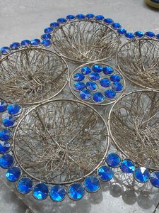 Blue Colour Dry Fruit Basket