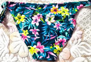 Floral Tie-Side Bikini Bottoms