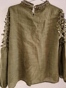 Olive Green Top