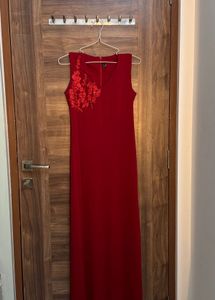 Red Maxi Gown Dress