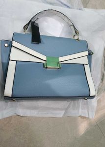 Stylish Light Blue Clutch Bag