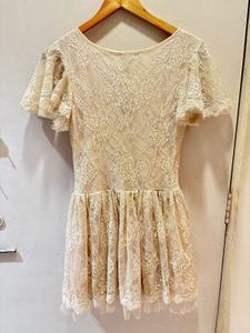 Elegant Lace Wrap Dress